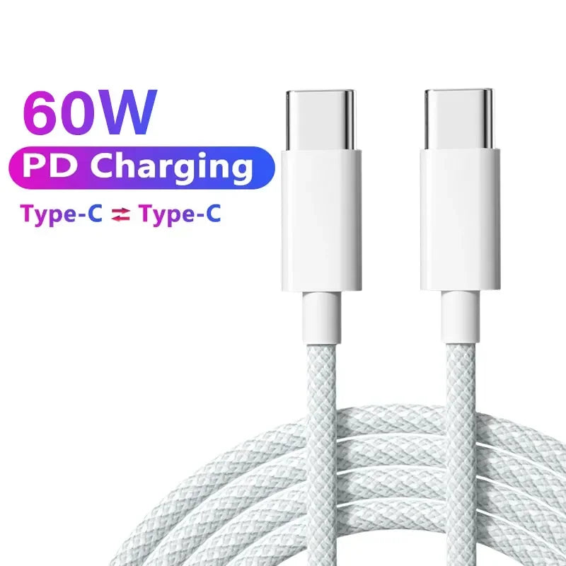 Cable For iPhone 15 Pro Max PD3.0 30W USB C Fast Charger For iPhone 14 13 12 11 Pro Max X XS XR 8 Plus Fast Charging Cable