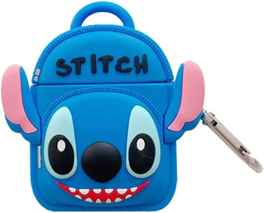 For Airpods 1 2 3 4 Pro Pro 2 Backpack Stitch Silicone Earphone Case Accessories Cover