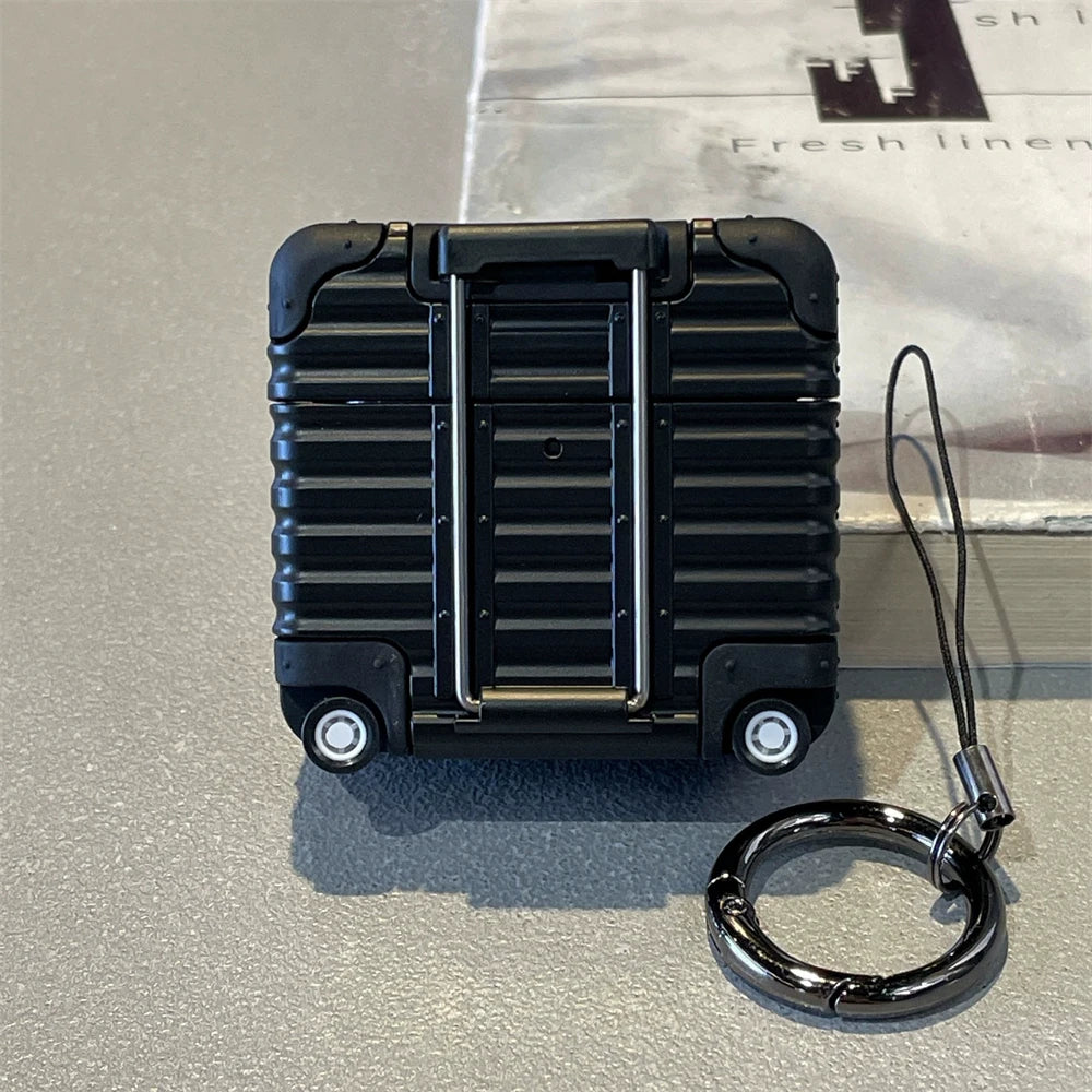 Fashion Individual Suitcase for Airpods Pro2 Trendy Luggage Protective Case for Airpods 4 Drop-proof Headphone Case