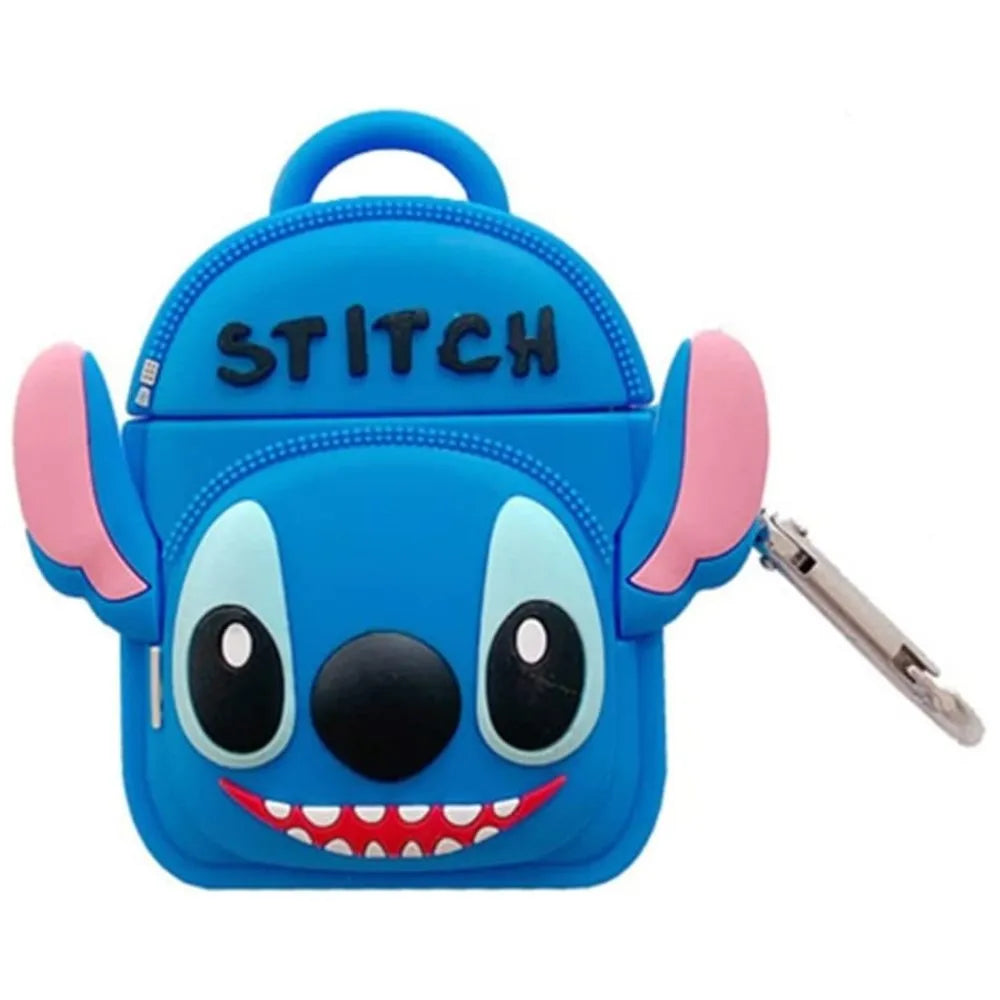 For Airpods 1 2 3 4 Pro Pro 2 Backpack Stitch Silicone Earphone Case Accessories Cover